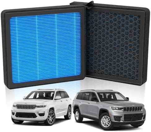 Cabin Air Filter, for Jeep Grand Cherokee 2022-2024 and Grand Cherokee L 2021-2024, Not for 2021 Grand Cherokee or 2022 Grand Cherokee WK (CF12935)