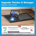 4 PCS Magnetic Vent Covers-4x10 Magnetic Air Vent Covers with Mesh