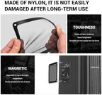 Dust Filter PC 120mm for Computer Cooler/PSU/Routers Nylon 80 Mesh, Magnetic Frame PC Fan Dust Mesh Cooler Filter Dustproof Computer Fan Grills (Nylon, 120 * 120mm, 2pcs, Black)