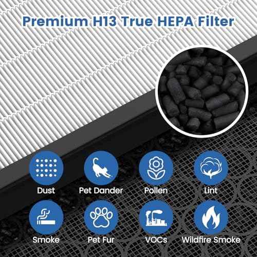 2 Pack Vital 100S Replacement Filter for LEVOIT Vital 100S-P Air Purifier