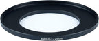 49mm to 72mm Step-Up Ring Filter Adapter - Image 2