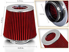 Rtunes Racing Universal Clamp-On Air Filter, Standard Cone, Dry Washable Design - Image 2