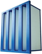 Mini Pleat Rigid Microglass V-Bank Air Filter 24x20x12 – MERV 14 ASHRAE 52.2 by AccuraFil