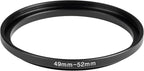 49-52mm Metal Step-Up Ring Adapter Compatible - Image 2