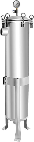 #2 304 Stainless Steel Bag Filter Housing w/Mesh, 150 PSI High Pressure Bag by Uphilltool