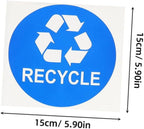 DOITOOL 8pcs Waterproof Trash Can Stickers - Image 2