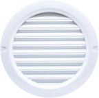 VENTS-US - 4" White Round Plastic Vent Cover - Compatible with 4 Inch Diameter - Image 6