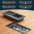 Floor Register 4 x 10 Inch, HG Power 2 Pack Heavy Duty Floor Vent