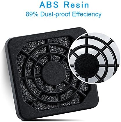 [2 Pack] ELUTENG 40mm Fan Filter Dustproof Cover USB Cooling