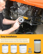 7700-05389 Maintenance Filter Kit Compatible with Kubota RTV - Field & Pure