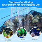 8 Pack Aquarium Filter Media Bags with Zipper Fine Mesh 7.8"x5.9"