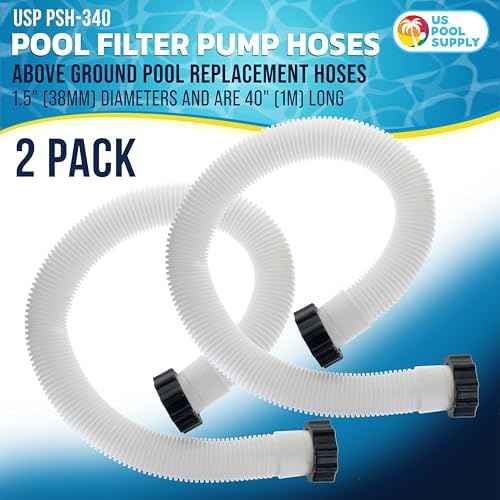 U.S. Pool Supply Above Ground Pool Hose Replacement 1.5" Diameter x 40"