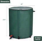 Goplus 60 Gallon Collapsible Rain Barrel, Portable Rain Barrels to Collect - Image 7