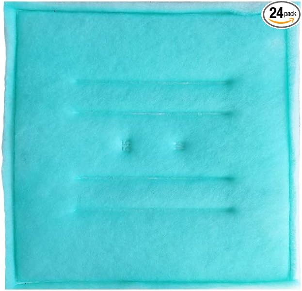 Hiton Paint Booth Tacky Intake Filter Pad 20x20, Series 55 Spray Booth Intake by HITON