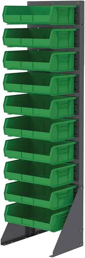 Akro-Mils 30255 AkroBins Plastic Storage Bins, Space-Saving Stackable Bins
