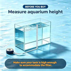 AquaMiracle Aquarium Filter 3-Stage in-Tank Filter Internal Fish Tank Filter Turtle Filter for 10-40 Gallon Fish Tanks with Dual Water Outlet & Aeration