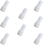Reducing Straight RO Water Filter Union Connector, NSF Certified Plastic Push by ESHIONG