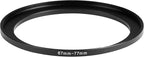 67-77mm Metal Step-Up/Down Ring Adapter Compatible - Image 3