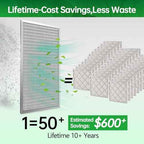 14x24x1 Air Filter Electrostatic Filter Reusable Washable