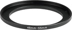 46-55mm Metal Step-Up Ring Adapter Compatible - Image 3