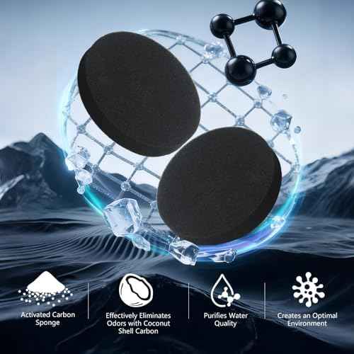 20 PCS Aquarium Media Replacement Kit for Fluval FX4/FX5/FX6 Canister Filters, Including Carbon Foam, Bio-Foam, Filter Foam Block, Ceramic Ring