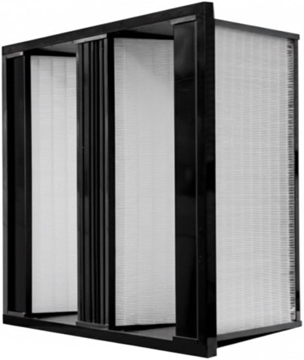 Synthetic Mini Pleat Rigid V-Bank Air Filter 24x20x12 – MERV 15 ASHRAE 52.2 - Image 5