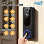 1080p WiFi Video Doorbell Camera Wireless, Battery Powered, AI Human and Motion Detection, 2 Way Talk, Night Vision, Cloud Storage, 2.4G WiFi Only, Indoor/Outdoor Surveillance