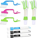 VILLCASE 8pcs Window Groove Cleaning Brush Set Stiff Bristles by VILLCASE