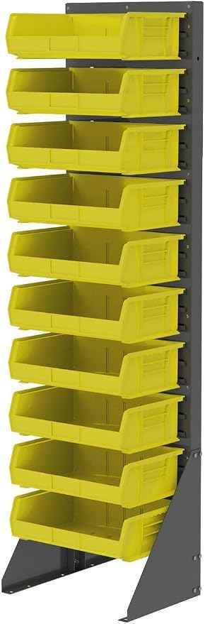 Akro-Mils 30255 AkroBins Plastic Storage Bins, Space-Saving Stackable Bins
