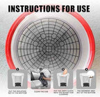 2PCS Car Wash Bucket Insert, Car Detailing Bucket, Dirt Guard Bucket Insert Helps Remove Dirt Debris Washing Kit, Detail Grit Trap Filter Cleaning Tool Fit 12Inch Diameter or 3-5 Gallon Bucket