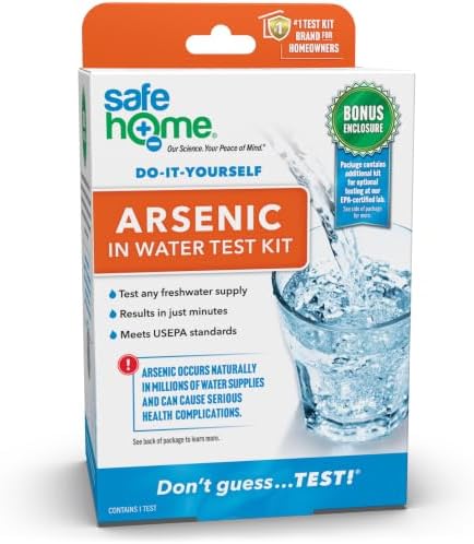 Safe Home DIY Arsenic in Water Combo Test Kit