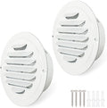 4 Inch Round Air Vent Covers, LouanXpert Stainless Steel Soffit Vent Covers by LouanXpert