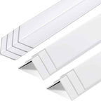 Sasylvia 10 Pcs Wall Corner Protector Guards, Vinyl 1-1/8 x 36 Inches Corner