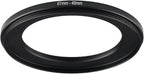 67mm to 49mm Step-up Adapter Rings Filter Adapter Black Metal Step Down Filter by Unknown