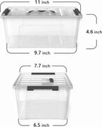 WYT Clear Storage Latch Bins