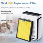 Vital 100S Pet Care Filter for LEVOIT Vital 100S-P Air Purifier, 2 Pack