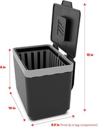 Glad Compost Bin for Kitchen, 1.5 Gallon | Plastic Container - Image 6