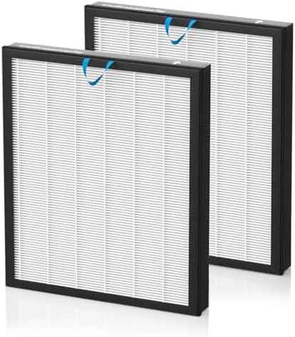 Vital 200S Replacement Filter for LEVOIT Vital 200S and Vital 200S-P Air Purifier, 2 Pack H13 True HEPA and High-Efficiency Activated Carbon Vital 200S-P Replacement Filter, Vital 200S-RF, White
