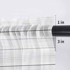 Farmhouse Sheer Valance Curtains, Summer Blue Car - Image 7