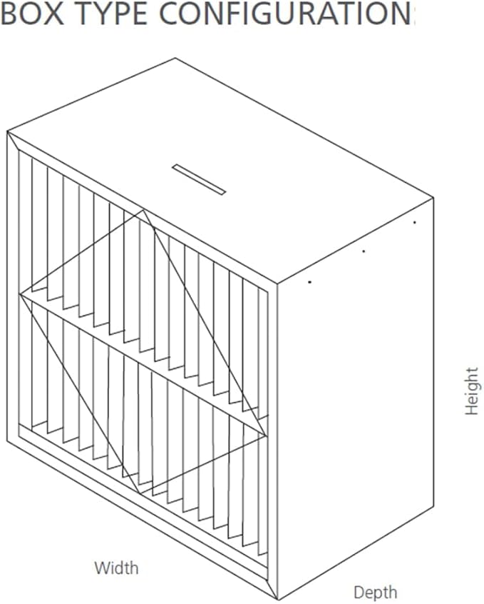 RIGID-PACK 24x20x12 Rigid Box Air Filter – MERV 15/98% ASHRAE HVAC Filter – - Image 7