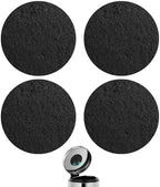 Charcoal Filters for Compost Bucket Activated Charcoal Filter for Countertop Bin Pail Replacement Filters Round 6.8 Inch 4 Pack - Field & Pure