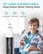 AQUACREST 7012333/7042803 Ice Maker Water Filter, 1 Pack