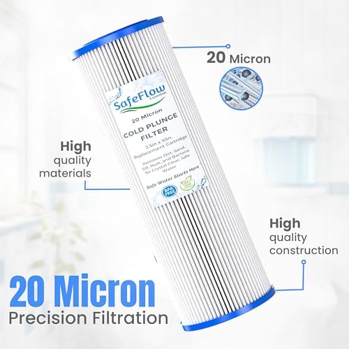 10in Ice Bath Chiller Filters 20 Micron 10" x 2.5" Water Filter
