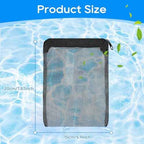 8 Pack Aquarium Filter Media Bags with Zipper Fine Mesh 7.8"x5.9"
