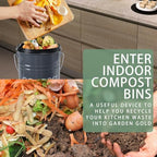 Vipush Compost Bin Kitchen Countertop Composter with lid – Small