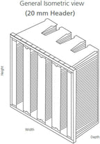 Mini Pleat Rigid Microglass V-Bank Air Filter 24x20x12 – MERV 14 ASHRAE 52.2 - Image 5