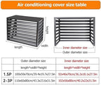 Outdoor Air Conditioner Cover Aluminum Decorative Fence Privacy Screen - Image 3