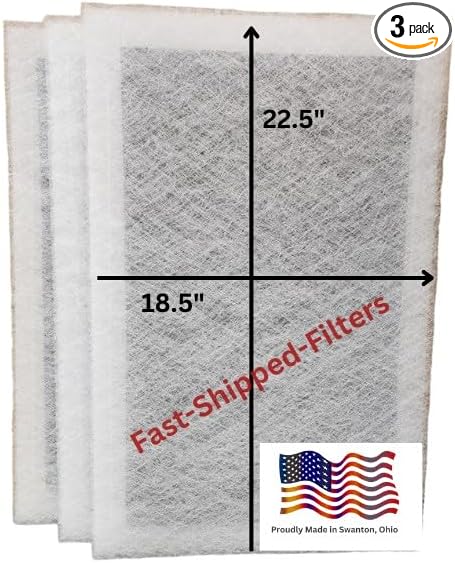Fast-Shipped-Filters 3 Pack 20x25 Replacement Filters Compatible by Unknown