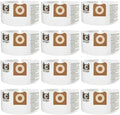 VF3501 Vacuum Bags Fir Replacement for Rigid Shop Vac Bags 4 Gallon Size C, Compatible with RIDGID 3 4 4.5 Gallon Wet/Dry Vacuums Dust Collection Filter Bags Part # 23738 WS32045F (12/Pack)