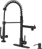 Fapully Commercial Pull Down Kitchen Sink Faucet by Fapully